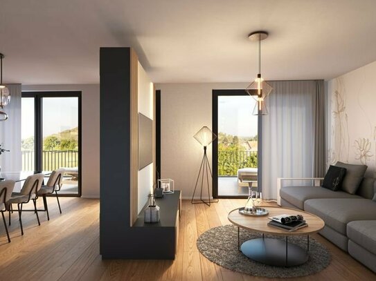 Exklusives Wohnen mit Stil und Ambiente in dieser Penthouse-Wohnung im QUIN!