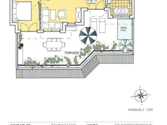 Wohnpark Hubertushof - Exklusive DG-Wohnung - 2-Zimmer mit Lift (Whg. Nr. 22) - bezugsfertig noch in 2024!