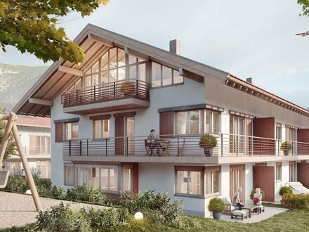 Schliersee-Neuhaus: Attraktive 3 Zimmer-Landhaus-Wohnung im Obergeschoss in mit Bergpanoramablick