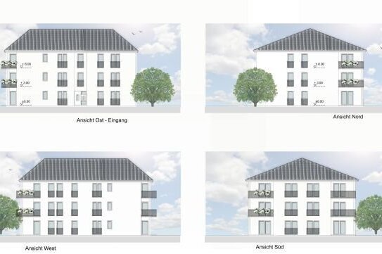 Für Sie bauen wir exklusiver Eigentumswohnung-Stadtvilla 2- 4 Raumwohnungen ca.67,50 m² -105,00m² mit Aufzug in Laucha