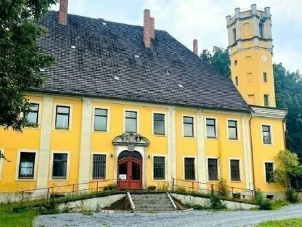 SCHLOSS für Hotel? Schönheitsklinik? WG-Wohnen? Galerie? Ausstellung? Eventlocation? - mit Turm - Turmuhr - Halle