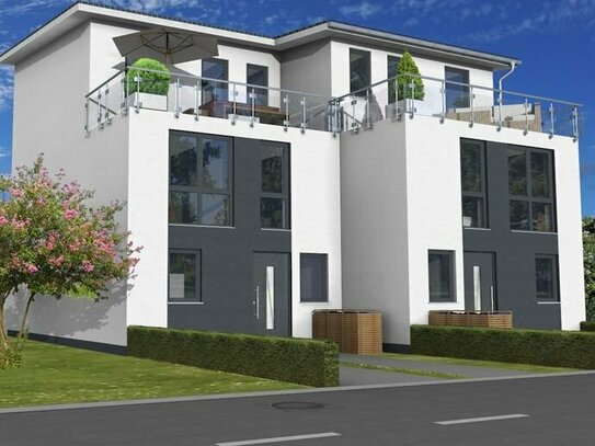 Projektierter Neubau, ca.147m² WFL, 5 Zimmer Reihenhaus, 2 Bäder, GäWc, Dachterrasse, Südost Garten mit Terrasse,sehr e…