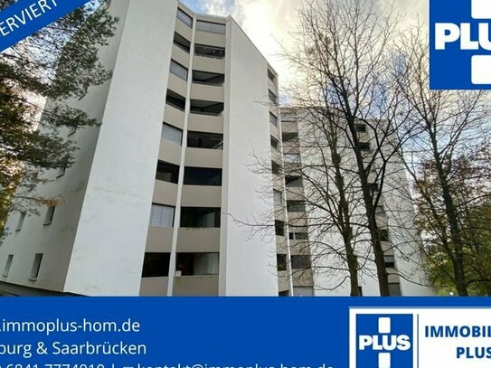 HOMBURG-OT; GEPFLEGTES 2 ZKB APARTMENT MIT BALKON IN UNI-NÄHE