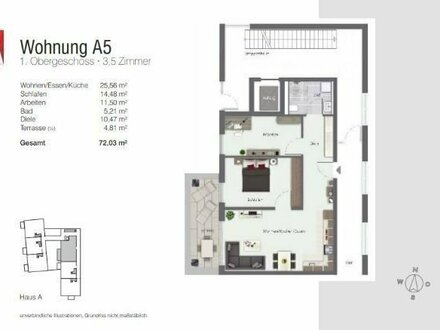 3,5-Zimmer-Wohnung in Herdwangen-Schönach - Kurzfristiger Bezug - Für Familien. Für Jung & Alt. Für ALLE