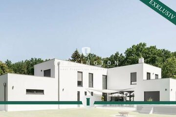 Exklusive Architekten-Villa bei Berlin mit Pool & Sauna nahe dem Nymphensee