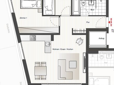 PRE-SALE! Neubauwohnung, 3 Zimmer, Nähe Schwarz-Campus und Audi