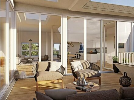 Jedes Detail Inspiration: Bis 5 m Deckenhöhe – Ihr Penthouse in Friedenau mit Hofterrasse