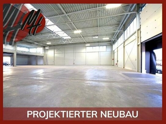 PROJEKTIERTER NEUBAU - NÄHE BAB - Lagerflächen (1.800 m²) & Büroflächen (150 m²) zu vermieten