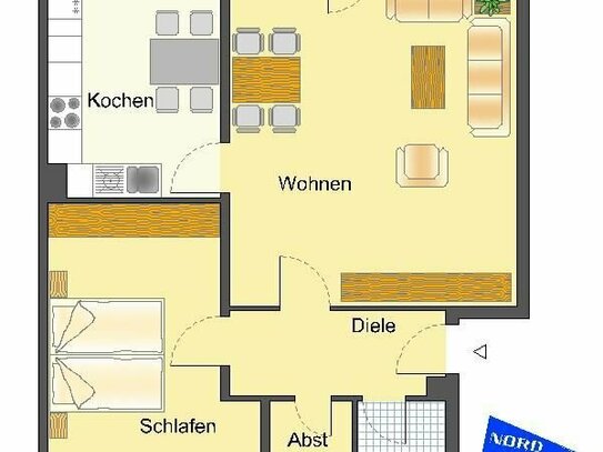 2-Zimmer-Wohnung in Recklinghausen