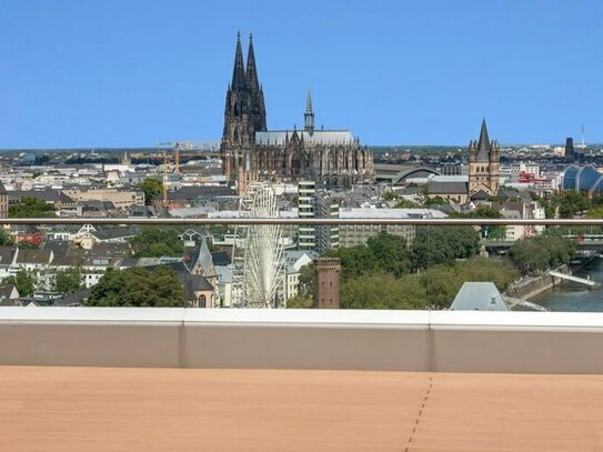 Das Beste was Köln zu bieten hat: Luxuriöses Penthouse in einem der Kölner Wahrzeichen