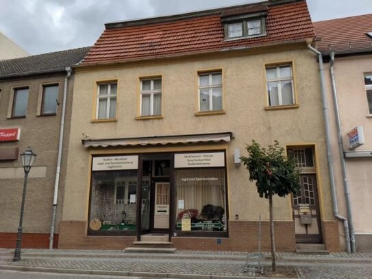 Geschäftshaus in der Wittstocker Innenstadt