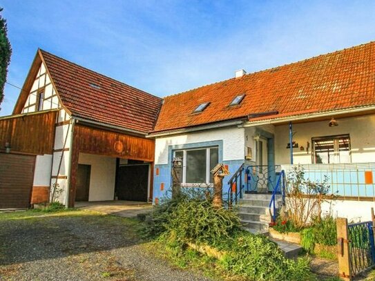 Einfamilienhaus mit Garten und Nebengebäude