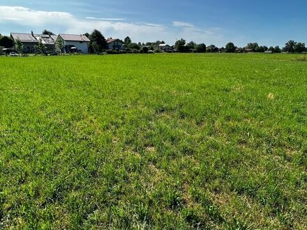 Landwirtschaftliches Grundstück (Wiese) in Ortsrandlage von Übersee