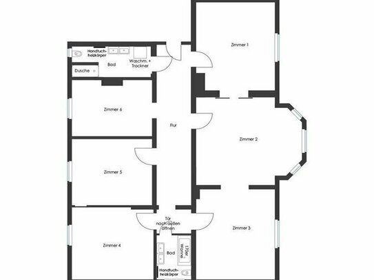 Frisch sanierte Wohnung mit 2 Bädern & KFZ Stellplatz