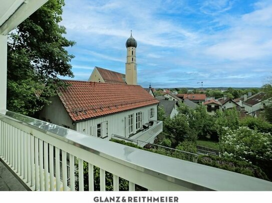 Gartenwohnung in der Altstadt - Alpenblick auf zwei Etagen!