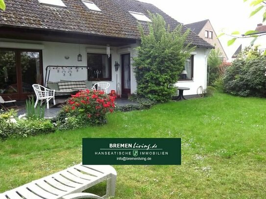 Familien-Bungalow in idyllischer Gartenlage, Garage & Carport, eigene Zufahrt