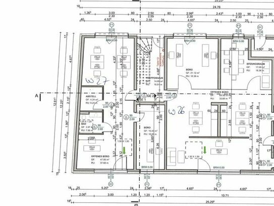 Neubau aus 2021: hochwertige Büroräume /Ladenfläche im EG (stufenloser Zugang) zentrumsnah zur Miete