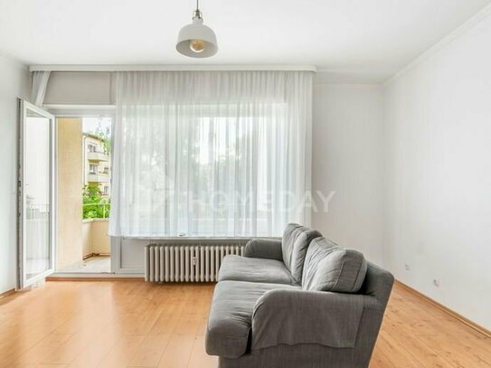 Sofort einziehen und wohlfühlen: 2-Zimmer-Wohnung mit Balkon, Einbauküche und eigenem Kellerabteil
