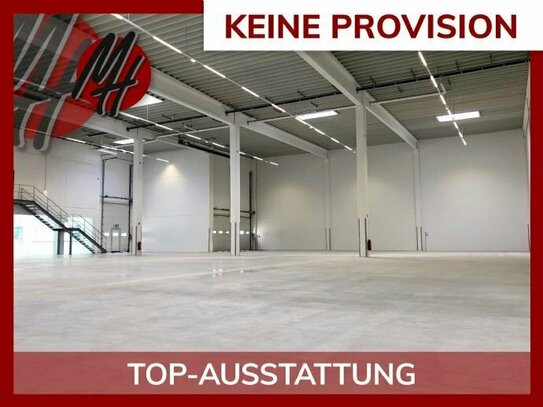 PROVISIONSFREI - LAGER-/LOGISTIK-NEUBAU - 10.000 m² / teilbar - Rampe + eben - 10 m Höhe - JETZT INFORMIEREN