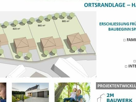 D-SCHARFBILLIG/BITBURG - Vier neue Baugrundstücke Ortsrandlage - ECKGRUNDSTÜCK