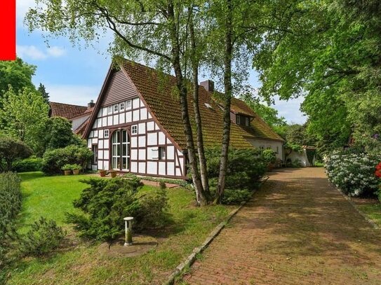 Hemmoor-Heeßel: Hier werden Wohnträume wahr. Traumhaftes Bauernhaus mit Garage und großem Garten