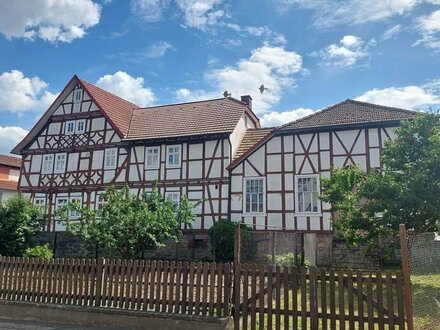 Spahl/Thüringen - denkmalgeschütztes Immobilie mit Anbau eines 2 Familienhauses in Massivbauweise