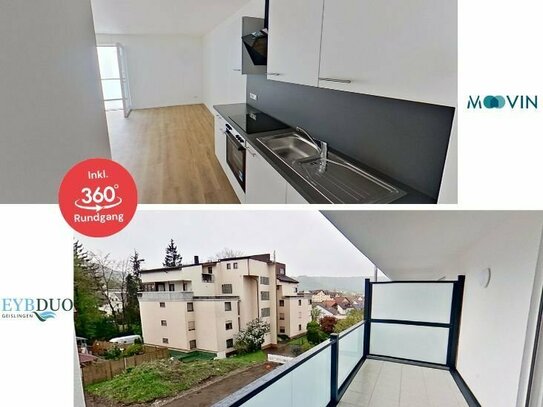 ***ERSTBEZUG*** 2-Zimmer-Wohnung mit Balkon und EBK im Neubauquartier "EYBDUO"