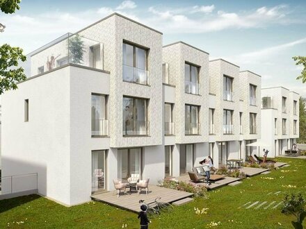 Erstbezug! Großzügiges Reiheneckhaus mit Terrasse und Gartenanteil + Dachterrasse