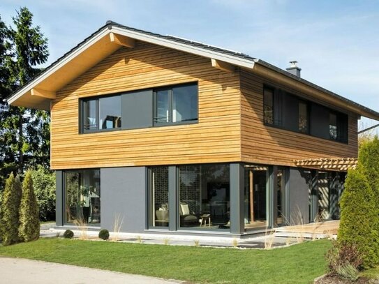 "NEUBAU" Einfamilienhaus mit ca. 129 m² Wohnfläche auf 1205 m² Grundstück in Marquartstein direkt mit Bergblick