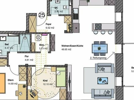 Baubeginn erfolgt! Tabakmanufaktur Dielheim Wohnung 25 - 1.OG ***inklusive attraktiver Steuerabschreibungen***