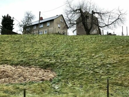 Hang-Grundstück für Einfamilien- oder Doppelhaus