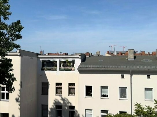 Dachgeschoss mit Weitblick - 28 m² große 1-Zimmer-Neubauwohnung in Berlin-Moabit - Rohbau fertig