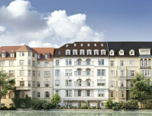 Stadtpalais Widenmayer - 4-Zimmer-Wohnung mit Terrasse am Eisbach