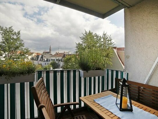 Ruhige & helle 3 Zimmer Wohnung in der Au mit 3 Balkonen direkt an den Isar Frühlingsanlagen