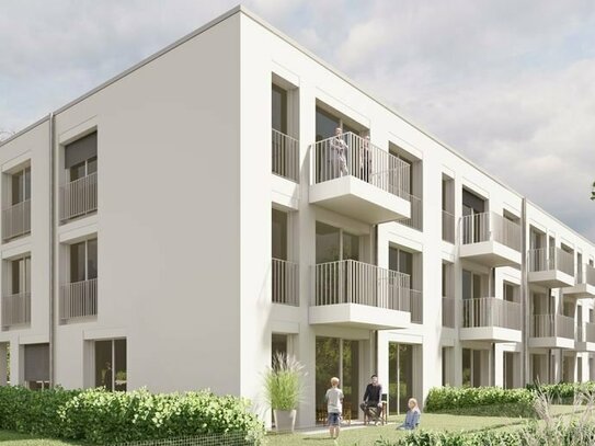 Neubau 2 Zimmerwohnung mit Balkon inkl. Tiefgaragenstellplatz in Vöhringen provisionsfrei zu verkaufen