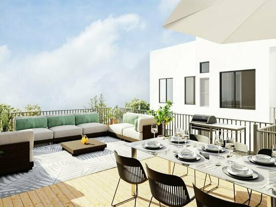 Neu ausgebaute Dachgeschosswohnung mit der großzügigen Terrasse zum Mauerpark!
