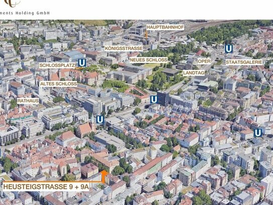 103 m² Traum DG-Neubauwohnung im Herzen von Stuttgart