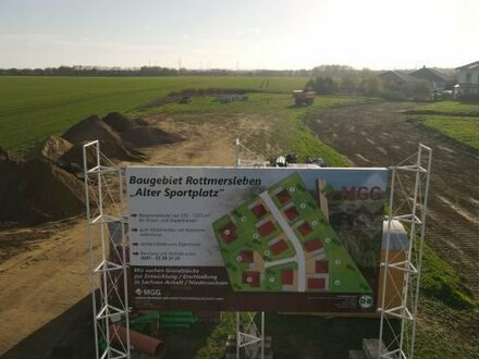 Attraktives Baugrundstück im neuen Baugebiet in Rottmersleben