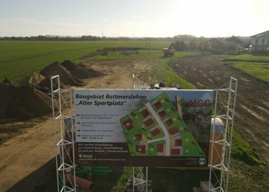 Attraktives Baugrundstück im neuen Baugebiet in Rottmersleben