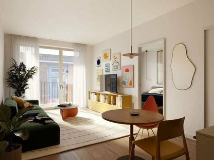 Gutgeschnittene 2 Zimmer Wohnung mit Balkon - Provisionsfrei direkt vom Bauträger