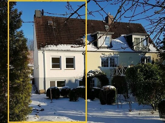 Strandnahes kleines Reihenendhaus