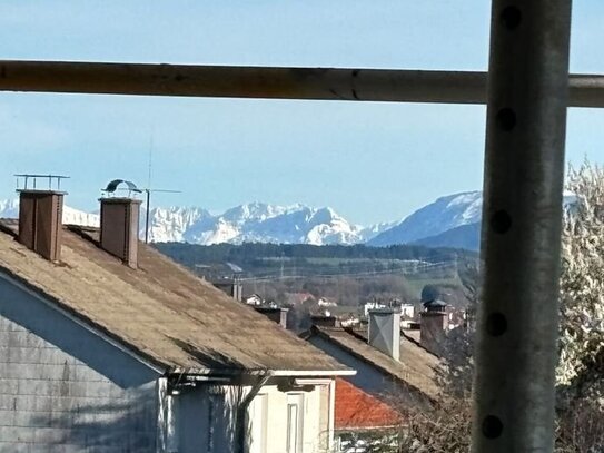 Blick auf das Alpenpanorama und die Stadt Kempten A.5.3