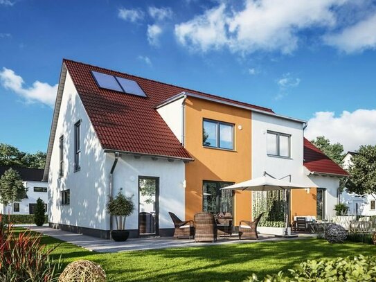 Ihr Neues Zuhause im Doppelhaus auf einem schönen großen Grundstück mit traumhaftem Blick ins Labertal freut sich auf S…