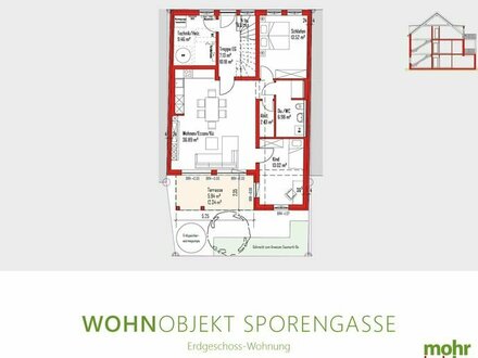 Erdgeschosswohnung mit Terrasse im Herzen von Weißenburg