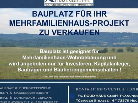 + Bauplatz für ein Hausbauprojekt +