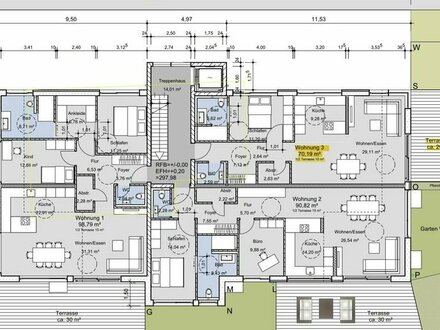 Schöne Wohnung mit herrlichem Garten in ruhiger Lage von Nürtingen