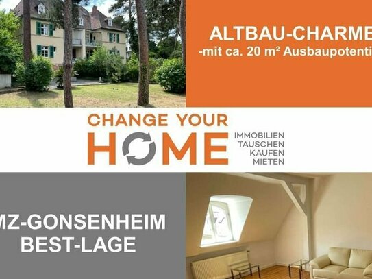 AUSBAU-FÄHIGE DG-WHG (20 m² Potential) ::: BEST-LAGE in MZ-GONSENHEIM