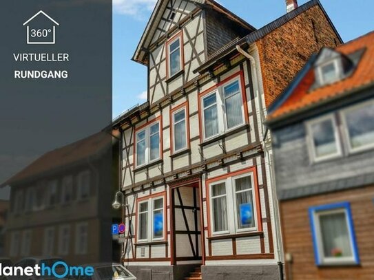 Denkmalschutz: Gepflegtes Mehrfamilienhaus mit Carport und Stellplatz im Zentrum von Goslar