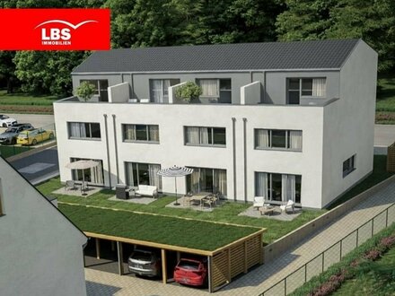 Neubau : Tolles RMH in gefragter Waldrandlage mit Keller in Bischofsheim - schlüsselfertig !