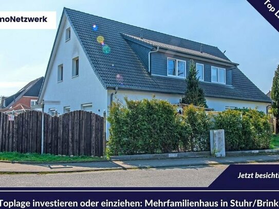 4-Wohneinheiten in Top-Lage Stuhr/Brinkum: Mehrfamilienhaus für Investoren oder Eigenheim